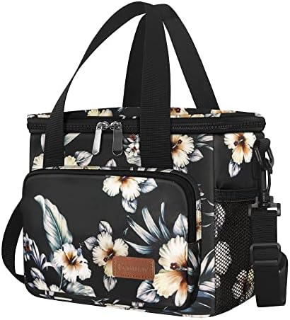 Femuar Lunch Bags for Women/Men  Insulated Lunch Bag for Work Office Picnic   Lunch Cooler Bag Leakproof Lunch Box with Adjustable Shoulder Strap   Blue