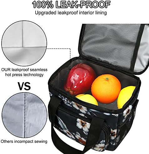 Femuar Lunch Bags for Women/Men  Insulated Lunch Bag for Work Office Picnic   Lunch Cooler Bag Leakproof Lunch Box with Adjustable Shoulder Strap   Blue