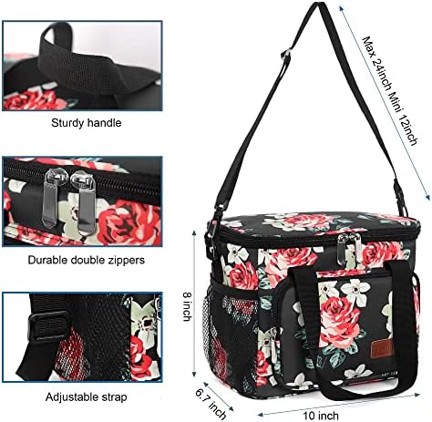 Femuar Lunch Bags for Women/Men  Insulated Lunch Bag for Work Office Picnic   Lunch Cooler Bag Leakproof Lunch Box with Adjustable Shoulder Strap   Blue