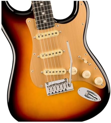 Fender American Ultra II Stratocaster HSS Electric Guitar   Solar Flare  Maple Fingerboard