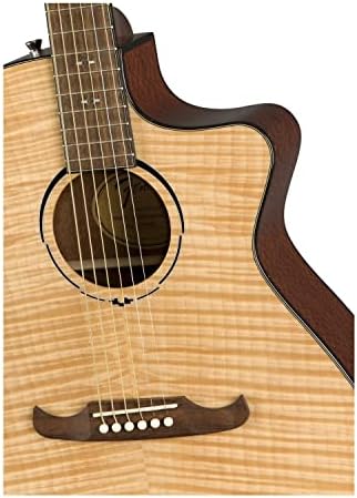 Fender FA 345CE Auditorium Cutaway Acoustic Guitar  with 2 Year Warranty  Natural
