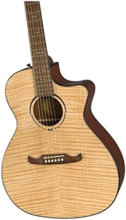 Fender FA 345CE Auditorium Cutaway Acoustic Guitar  with 2 Year Warranty  Natural