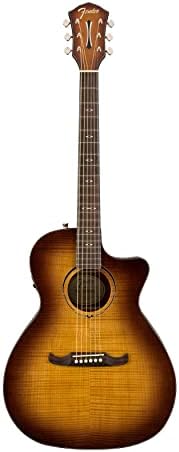 Fender FA 345CE Auditorium Cutaway Acoustic Guitar  with 2 Year Warranty  Natural