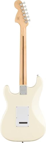 Fender Squier Affinity Stratocaster Limited Edition   Olympic White Bundle with Frontman 10G Amplifier  Gig Bag  Tuner  Instrument Cable  Strap  Picks  and Austin Bazaar Instructional DVD
