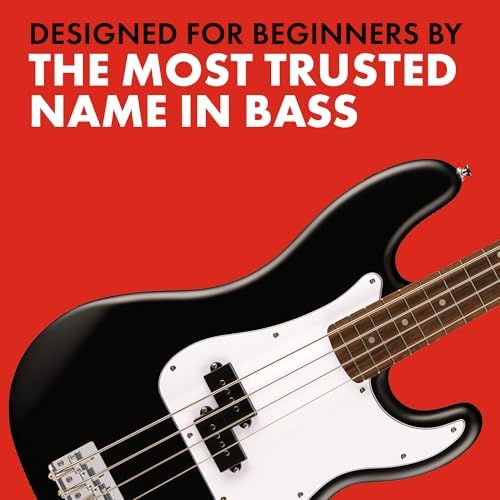 Fender Squier Debut Series Precision Bass Guitar  Beginner Guitar  2 Year Warranty  Includes Free Lessons  Sea Foam Green with Satin Urethane Finish