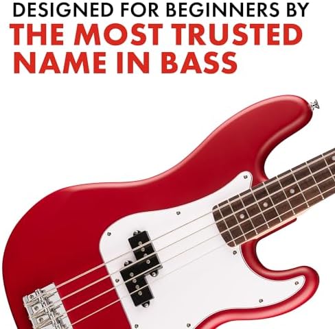 Fender Squier Debut Series Precision Bass Guitar  Beginner Guitar  2 Year Warranty  Includes Free Lessons  Sea Foam Green with Satin Urethane Finish