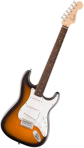 Fender Squier Debut Series Stratocaster Electric Guitar  Beginner Guitar  with 2 Year Warranty  Includes Free Lessons  Black with Matte Finish