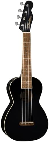 Fender Venice Soprano Ukulele   Surf Green Bundle with Gig Bag  Tuner  and Austin Bazaar Instructional DVD