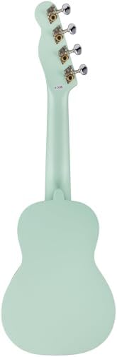Fender Venice Soprano Ukulele   Surf Green Bundle with Gig Bag  Tuner  and Austin Bazaar Instructional DVD