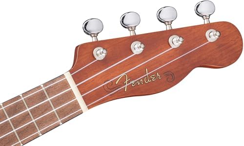 Fender Venice Soprano Ukulele   Surf Green Bundle with Gig Bag  Tuner  and Austin Bazaar Instructional DVD