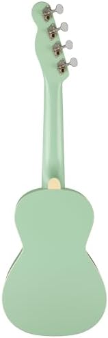 Fender Venice Soprano Ukulele   Surf Green Bundle with Gig Bag  Tuner  and Austin Bazaar Instructional DVD