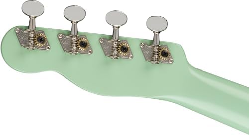 Fender Venice Soprano Ukulele   Surf Green Bundle with Gig Bag  Tuner  and Austin Bazaar Instructional DVD
