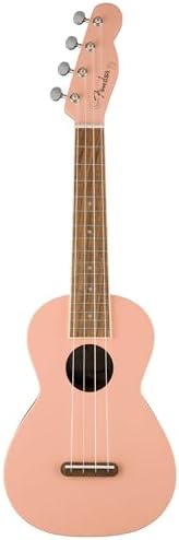 Fender Venice Soprano Ukulele   Surf Green Bundle with Gig Bag  Tuner  and Austin Bazaar Instructional DVD