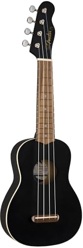 Fender Venice Soprano Ukulele   Surf Green Bundle with Gig Bag  Tuner  and Austin Bazaar Instructional DVD