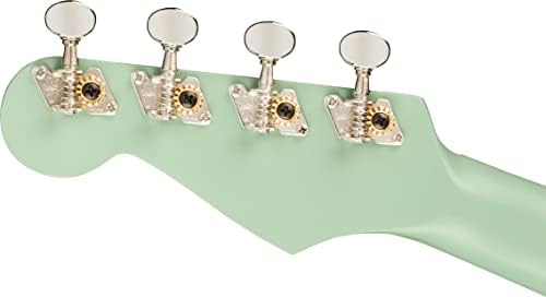 Fender Venice Soprano Ukulele   Surf Green Bundle with Gig Bag  Tuner  and Austin Bazaar Instructional DVD