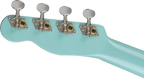 Fender Venice Soprano Ukulele   Surf Green Bundle with Gig Bag  Tuner  and Austin Bazaar Instructional DVD