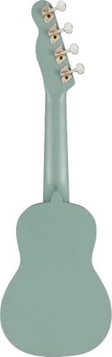 Fender Venice Soprano Ukulele   Surf Green Bundle with Gig Bag  Tuner  and Austin Bazaar Instructional DVD
