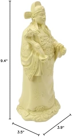 Feng Shui Chinese GUI REN Precious Minister Ru Yi Good Fortune Luck Statues Auspicious Clouds Resin Home Decoration