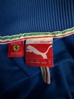 Ferrari Scuderia Track Jacket Mens Sm Blue White Full Zip SF Puma F1 Racing Logo