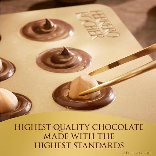Ferrero Rocher Collection  Premium Gift Set  Hazelnut Milk Chocolate  Dark Chocolate and Coconut  48 Count  4 6 oz