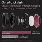 FiiO FT13 Audiophile Closed Back Headphones  60mm Large Dynamic Driver   Purple 