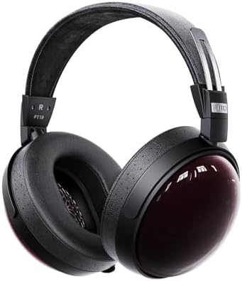 FiiO FT13 Audiophile Closed Back Headphones  60mm Large Dynamic Driver with W Shaped Wool & Nano Wood Fiber Diaphragm  Premium Purpleheart Wood Design  Furukawa Copper Hybrid Cable Blackpurple 