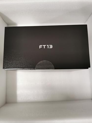 FiiO FT13 Audiophile Closed Back Headphones  60mm Large Dynamic Driver with W Shaped Wool & Nano Wood Fiber Diaphragm  Premium Purpleheart Wood Design  Furukawa Copper Hybrid Cable Blackpurple 