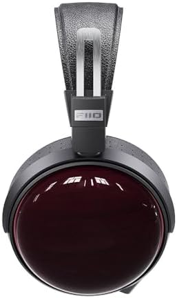 FiiO FT13 Audiophile Closed Back Headphones  60mm Large Dynamic Driver with W Shaped Wool & Nano Wood Fiber Diaphragm  Premium Purpleheart Wood Design  Furukawa Copper Hybrid Cable Blackpurple 