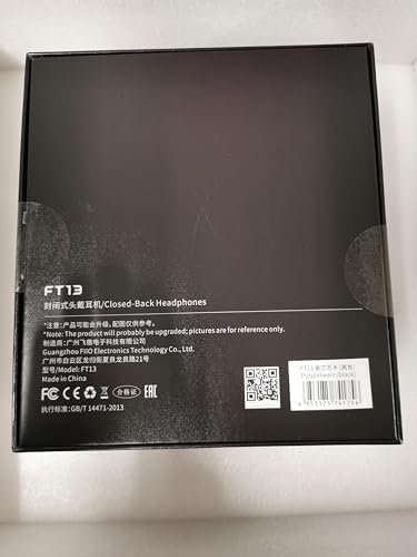 FiiO FT13 Audiophile Closed Back Headphones  60mm Large Dynamic Driver with W Shaped Wool & Nano Wood Fiber Diaphragm  Premium Purpleheart Wood Design  Furukawa Copper Hybrid Cable Blackpurple 