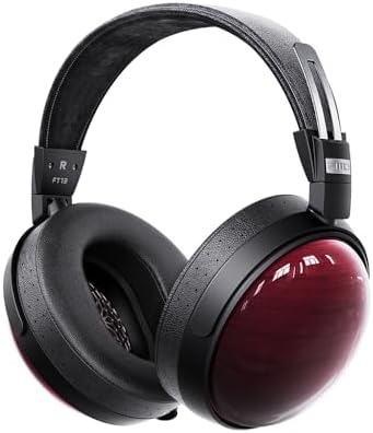 FiiO FT13 Audiophile Closed Back Headphones  60mm Large Dynamic Driver with W Shaped Wool & Nano Wood Fiber Diaphragm  Premium Purpleheart Wood Design  Furukawa Copper Hybrid Cable Purple 