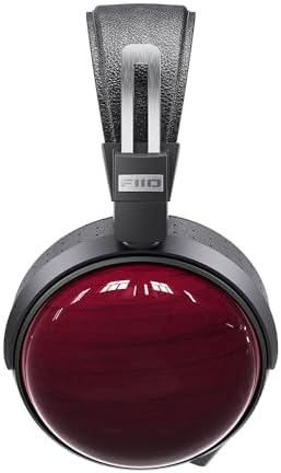 FiiO FT13 Audiophile Closed Back Headphones  60mm Large Dynamic Driver with W Shaped Wool & Nano Wood Fiber Diaphragm  Premium Purpleheart Wood Design  Furukawa Copper Hybrid Cable Purple 
