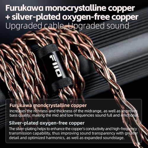 FiiO FT13 Audiophile Closed Back Headphones  60mm Large Dynamic Driver with W Shaped Wool & Nano Wood Fiber Diaphragm  Premium Purpleheart Wood Design  Furukawa Copper Hybrid Cable Purple 