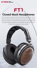 FiiO FT1 Closed Back Over Ear Wired Headphones  Black 