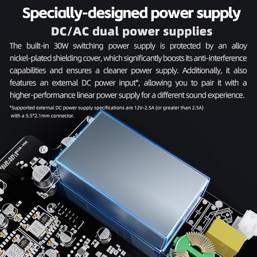 FiiO K13 R2R Desktop DAC & Headphone Amp  High Fidelity 24Bit R2R DAC  Powerful 2400mW Output  LDAC Bluetooth Streaming  Dual Power Supply  10 Band PEQ  Balanced XLR & RCA Audio Output  Silver 