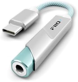 FiiO KA11 USB C to 3 5mm Audio Adapter 32bit/384KHz  USB Type C Dongle HiFi DAC Amplifier for Android/iOS/Windows/Mac  Silver  TC 