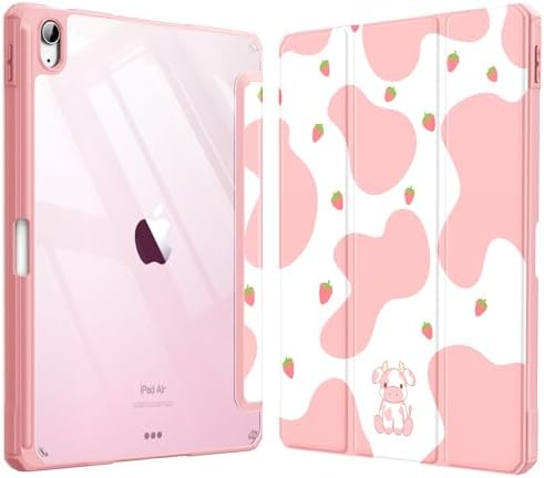 Fintie Hybrid Slim Case for iPad Air 11 inch M4/M3/M2  2026/2025/2024   iPad Air 5th/4th Generation  2022/2020  10 9 Inch   Shockproof Cover with Clear Back Shell & Pencil Holder  Lilac Purple
