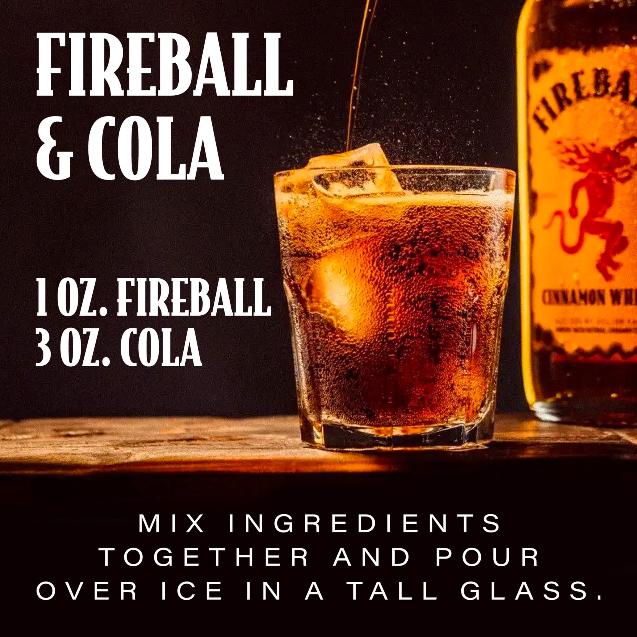 Fireball Cinnamon Whiskey  1 75L Glass Bottle  33  Alcohol