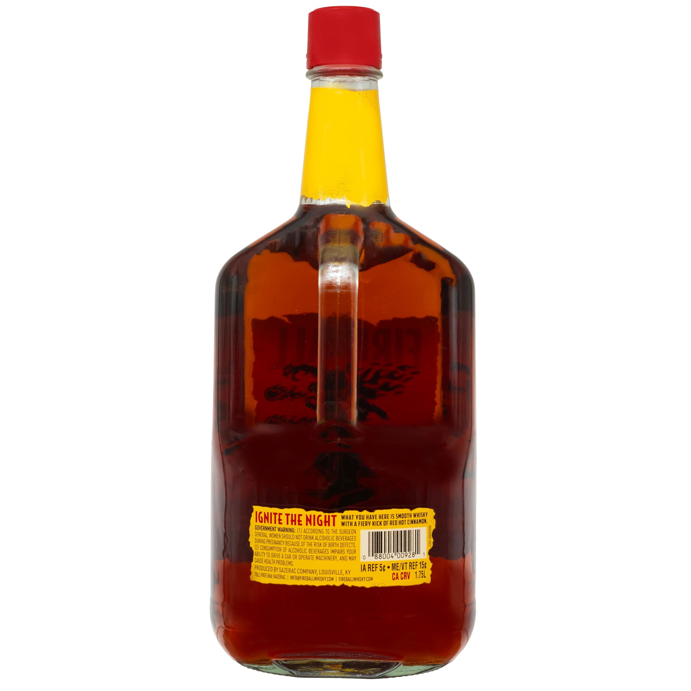 Fireball Cinnamon Whiskey  1 75L Glass Bottle  33  Alcohol