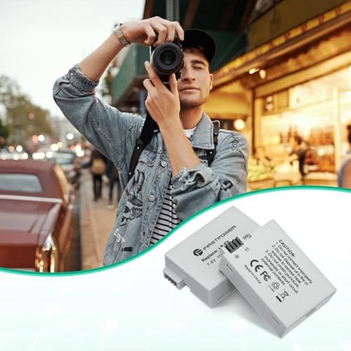 FirstPower 2 Pack LP E8 Batteries Compatible with Canon EOS Rebel T5i  T4i  T3i  T2i  EOS 550D  600D  650D  700D  Kiss X4  Kiss X5  Kiss X6  LC E8E  Not for T2 T3 T4 T5 