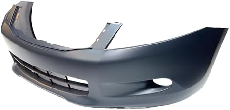 FitParts Compatible With Front Bumper Cover 2008 2009 2010 Honda Accord V6 EX L EX Sedan 08 10  New  Primed and Ready for Paint  With Fog Light Holes  HO1000255 04711TA6A90ZZ