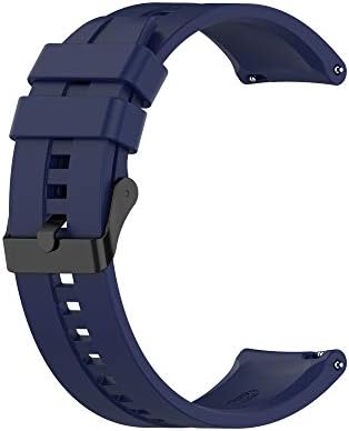 FitTurn Band Compatible with Huawei Watch 5 4 Pro/GT 6 5 4 3 2 Pro/GT 2e/GT 6 5 4 46mm/GT2 46mm/GT Active/ Replacement Straps Silicone Bands Bracelet Watch band Accessory Band for Huawei Watch 5 4 3pro/GTR 4