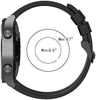FitTurn Band Compatible with Huawei Watch 5 4 Pro/GT 6 5 4 3 2 Pro/GT 2e/GT 6 5 4 46mm/GT2 46mm/GT Active/ Replacement Straps Silicone Bands Bracelet Watch band Accessory Band for Huawei Watch 5 4 3pro/GTR 4