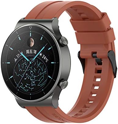 FitTurn Band Compatible with Huawei Watch 5 4 Pro/GT 6 5 4 3 2 Pro/GT 2e/GT 6 5 4 46mm/GT2 46mm/GT Active/ Replacement Straps Silicone Bands Bracelet Watch band Accessory Band for Huawei Watch 5 4 3pro/GTR 4