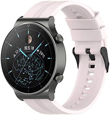 FitTurn Band Compatible with Huawei Watch 5 4 Pro/GT 6 5 4 3 2 Pro/GT 2e/GT 6 5 4 46mm/GT2 46mm/GT Active/ Replacement Straps Silicone Bands Bracelet Watch band Accessory Band for Huawei Watch 5 4 3pro/GTR 4