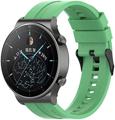 FitTurn Band Compatible with Huawei Watch 5 4 Pro/GT 6 5 4 3 2 Pro/GT 2e/GT 6 5 4 46mm/GT2 46mm/GT Active/ Replacement Straps Silicone Bands Bracelet Watch band Accessory Band for Huawei Watch 5 4 3pro/GTR 4