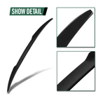 Fit For 2019 2024 BMW X4 G02 M4 Style Rear Trunk Spoiler Roof Wing Glossy Black