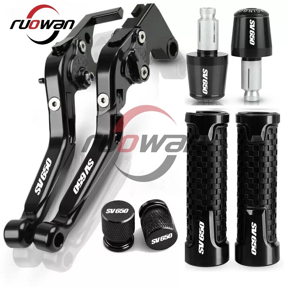 Fit For Suzuki SV650 /S SV650S SV 650S CNC Handle Grips Cap Brake Clutch Levers