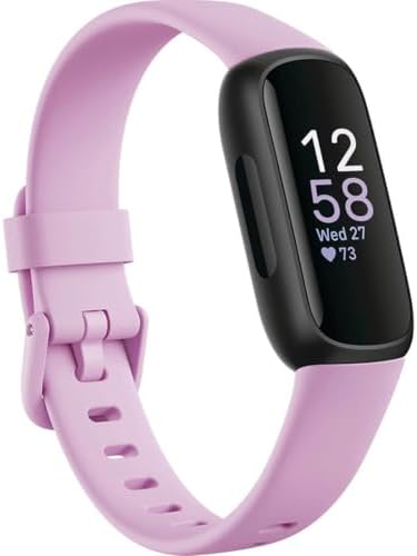 Fitbit Inspire 3 Health & Fitness Tracker with Stress Management  Workout Intensity  Sleep Tracking  24/7 Heart Rate and more  Midnight Zen/Black One Size  S & L Bands Included 
