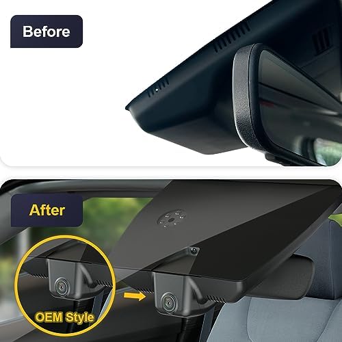 Fitcamx Used Front 4K Rear 1080P Dash Cam Adapts for Hyundai Santa Cruz & Tucson 2022 2026  Part NO#N9000   OEM Look  Dual HD Video  WiFi & APP  Loop Recording  G Sensor  Easy to Use  NO SD Card