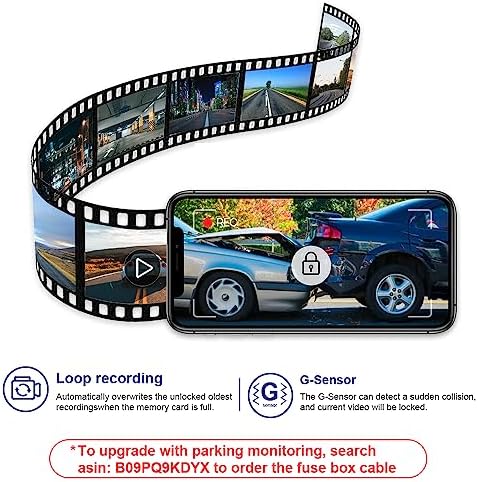 Fitcamx Used Front 4K Rear 1080P Dash Cam Adapts for Hyundai Santa Cruz & Tucson 2022 2026  Part NO#N9000   OEM Look  Dual HD Video  WiFi & APP  Loop Recording  G Sensor  Easy to Use  NO SD Card